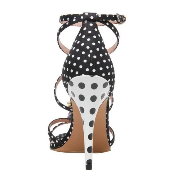 Betsey Johnson rudey polka dot pom pom tassel heel - Picture 7 of 8